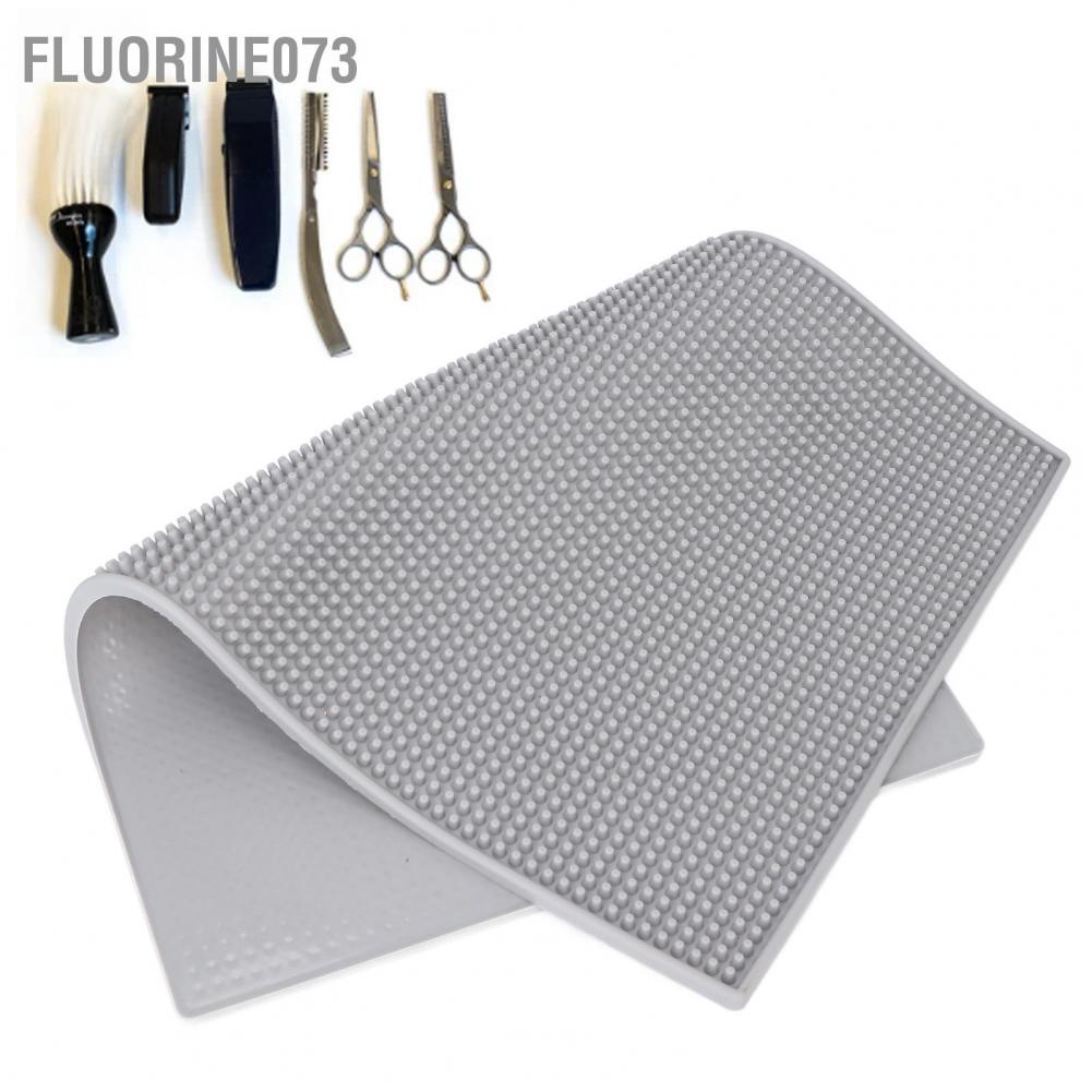 [Hàng Sẵn] Tấm lót silicon chống trượt đựng dụng cụ cho tiệm cắt tóc【Fluorine073】