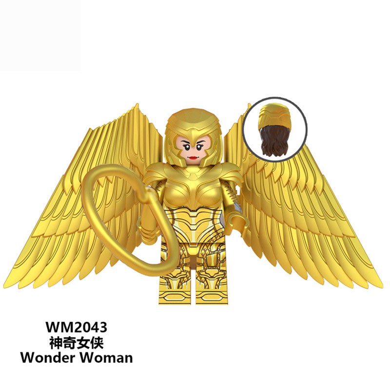 Mô hình lắp ráp nhân vật Woder Woman/Lego/Công chúa Diana/Cheetah/Barbara Minerva/Steve Trevor dành cho trẻ em WM6100