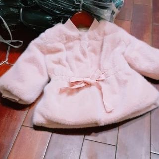 áo khoác lông thỏ cao cấp cho bé
