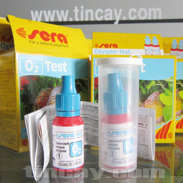Test Oxy cho ao tôm - Test Oxi cho ao cá - Test O2 Sera - Test Sera