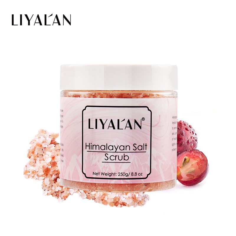 Muối Tắm Tẩy Tế Bào Chết LIYAL'AN Himalayan Hữu Cơ Mềm Mại Làm Sáng Da 250g