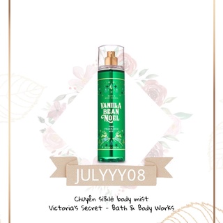 Xịt Thơm Vanilla Bean Noel Bath & Body Works +jɥȽÿ08+