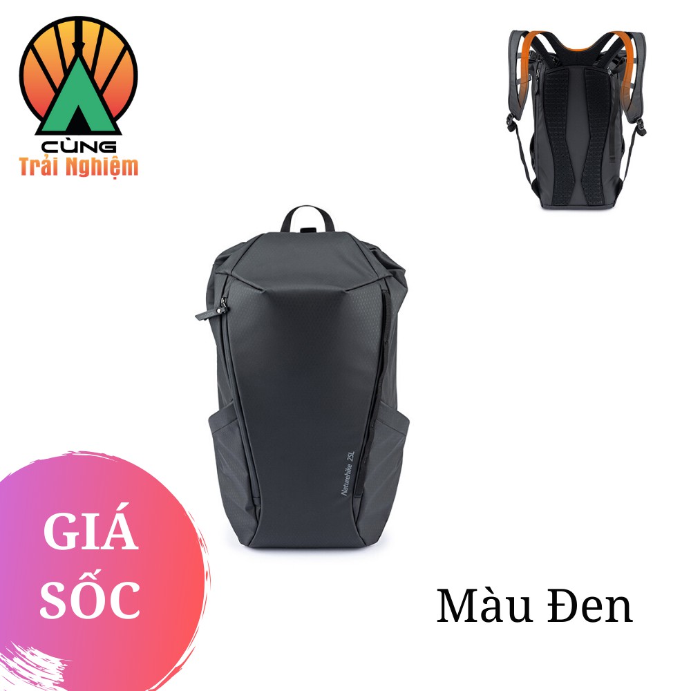 [CHÍNH HÃNG] Balo chống sốc Laptop, Đi làm Đi học Đi chơi Du Lịch Dã Ngoại 25L Naturehike NH20BB001