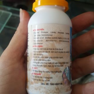 Men Vi sinh compozyme xử lý nước cho hồ cá