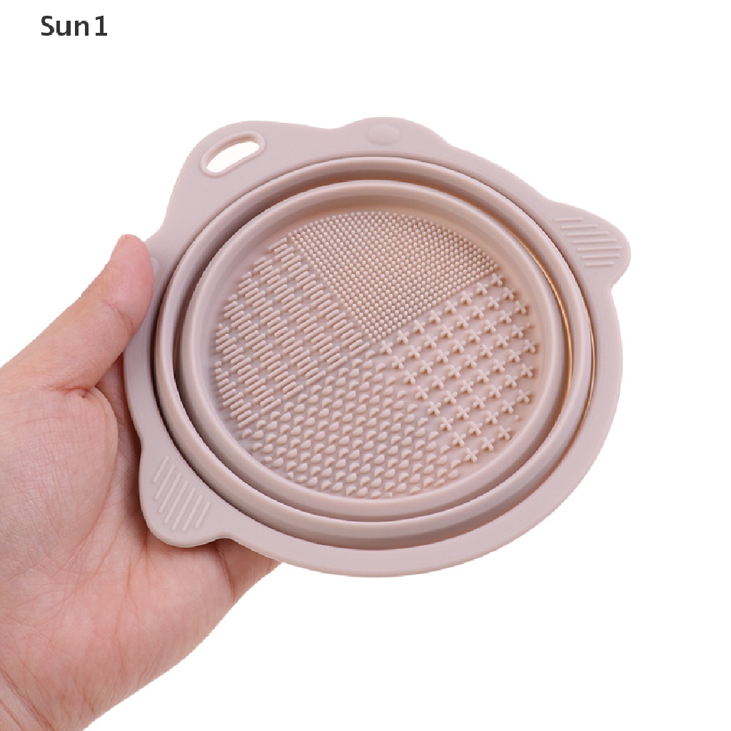Sun1 > Bát Silicone Mềm Đựng Cọ Trang Điểm Gấp Gọn Tiện Lợi