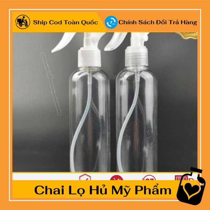 Chai nhựa pet xịt Vòi Súng 250ml rỗng chiết mỹ phẩm , phụ kiện du lịch , phụ kiện du lịch