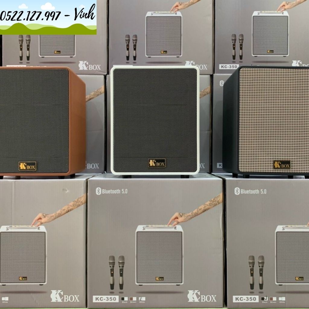 Loa Kéo Xách Tay KCbox KC350 - Hàng Chính Hãng - Gia Khang Shop