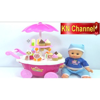Xe làm kem đồ chơi cho bé