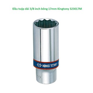 Đầu tuýp dài 3/8 inch bông 17mm Kingtony 323017M