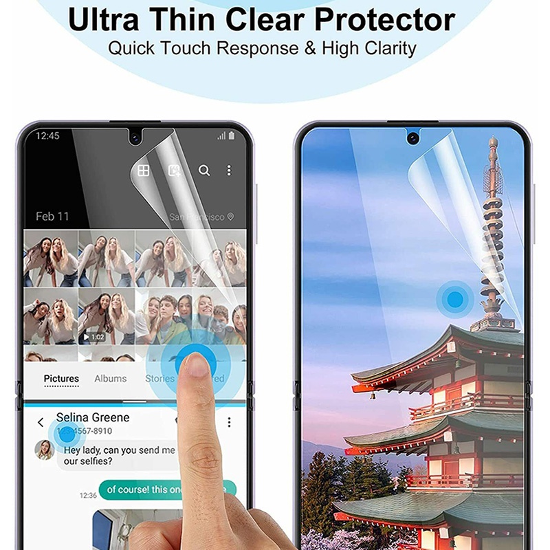 Mềm Miếng Dán Màn Hình 3d Cho samsung galaxy z flip 5 flip 4 flip 3