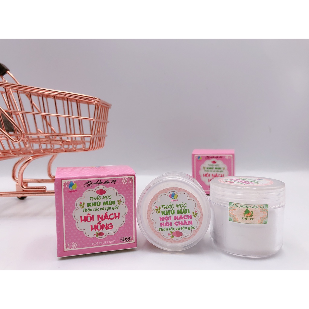 [ Chính hãng] Thảo dược khử mùi hôi nách hồng, khử mùi hôi nách hôi chân, khử thâm nách, đen nách, se lỗ chân lông