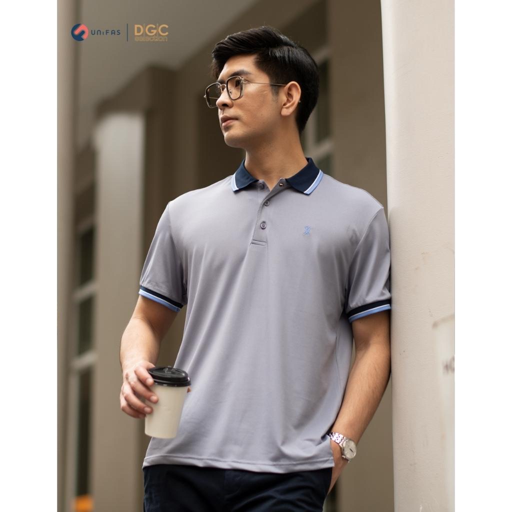 Áo polo nam DGCs ngắn tay cổ bẻ phối màu trẻ trung, chất thun mềm mịn thoáng mát SAPBA19M