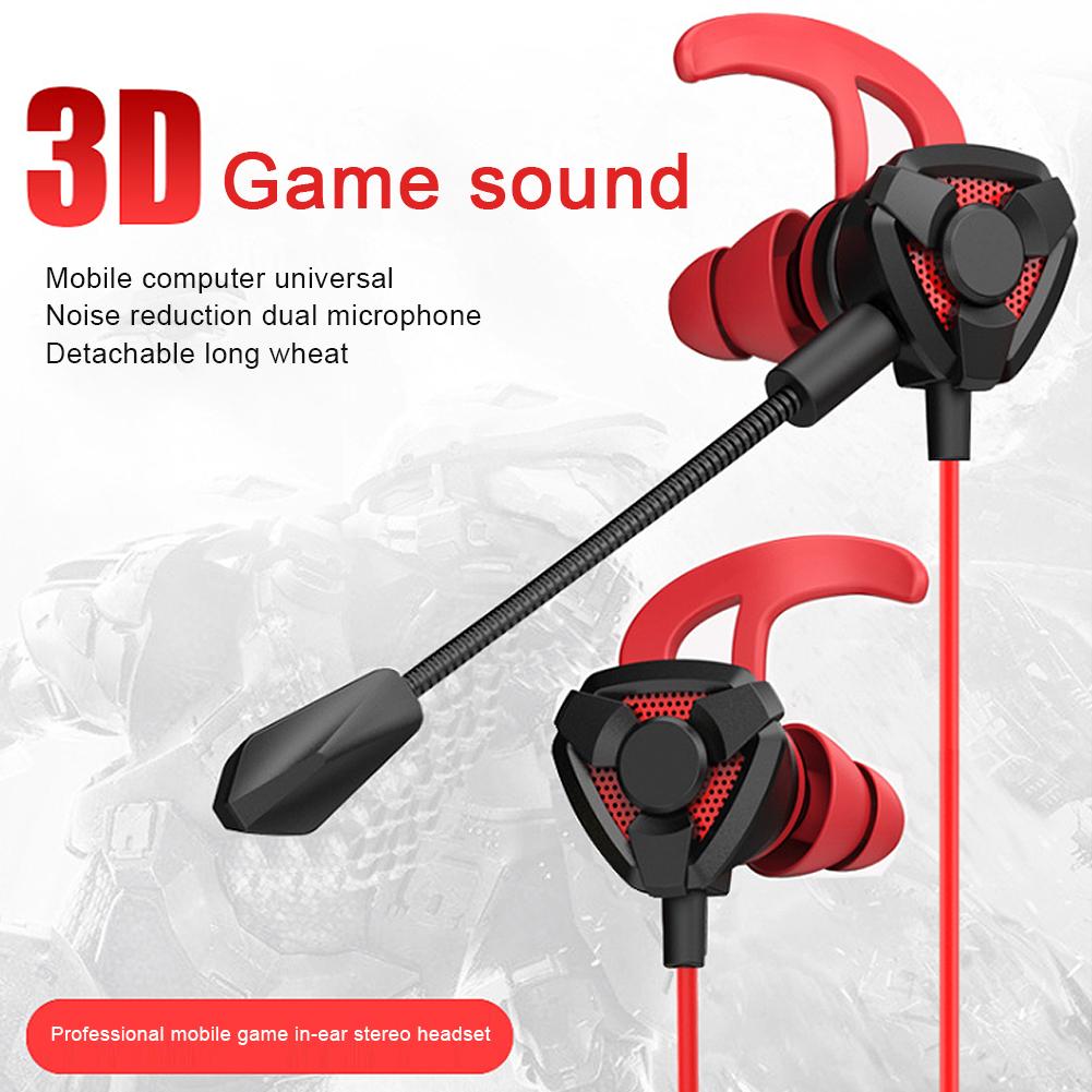 Tai nghe có dây tai nghe 3,5 mm chơi game với tai nghe mic cho điện thoại PS4 PUBG 3,5 mm Tai nghe 3D