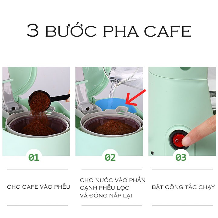 Máy Pha Cafe Trà Tự Động Donlim Thông Minh Chuyên Nghiệp Dung Tích 600ml Máy Pha Cà Phê Và Trà Mini Bền Đẹp