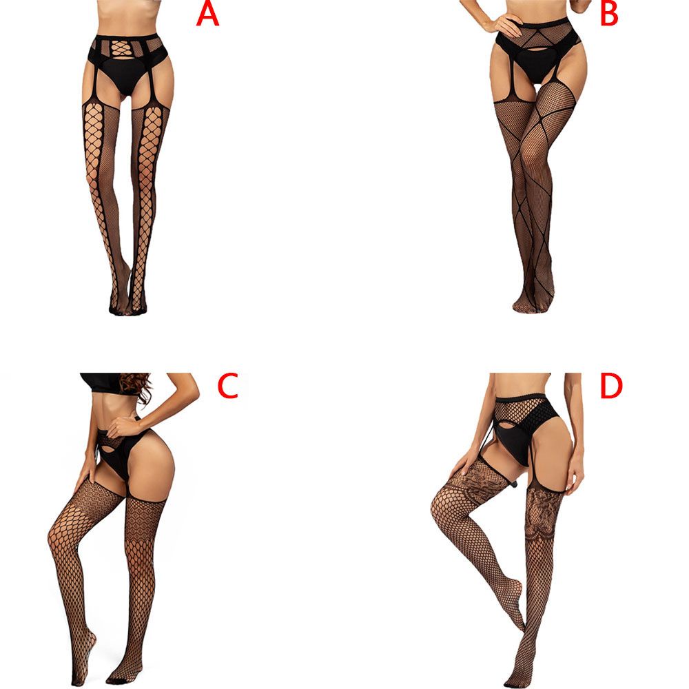Quần tất lưới xuyên thấu plus size quyến rũ cho nữ