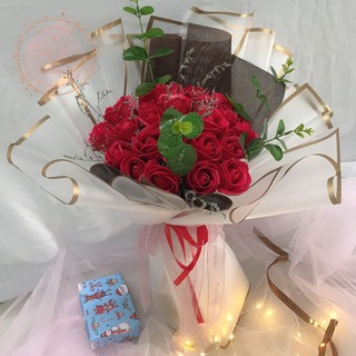 Hoa hồng sáp đỏ - hoa sáp thơm - hhsđ