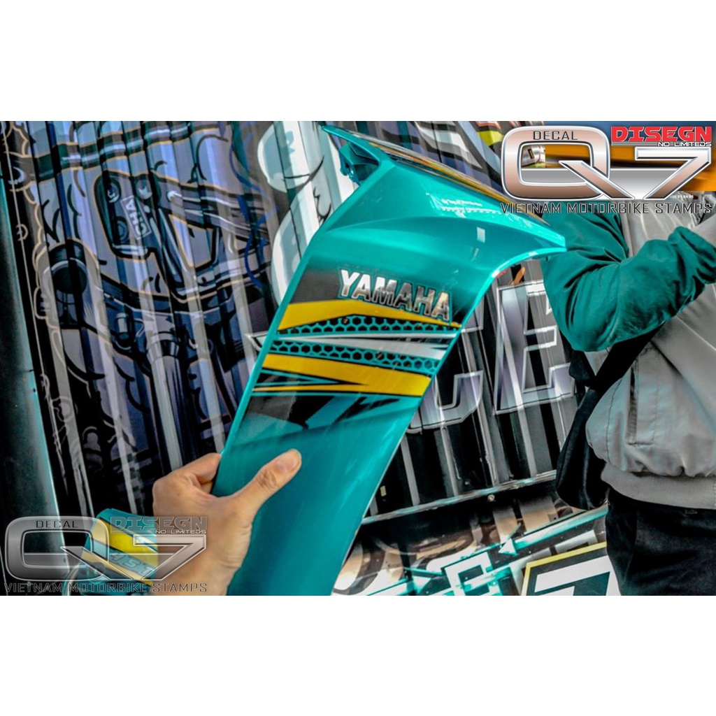 Tem Rời Sirius 110 Xanh Đen