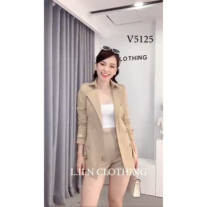 Áo Khoác Vest Nữ chất liệu Độn Vai Đứng Form dáng Măng tô | BigBuy360 - bigbuy360.vn