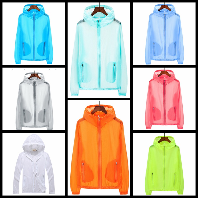 Áo Khoác Thể Thao Chống Nắng Siêu Nhẹ Nhanh Khô Thời Trang Unisex S-7XL BB095