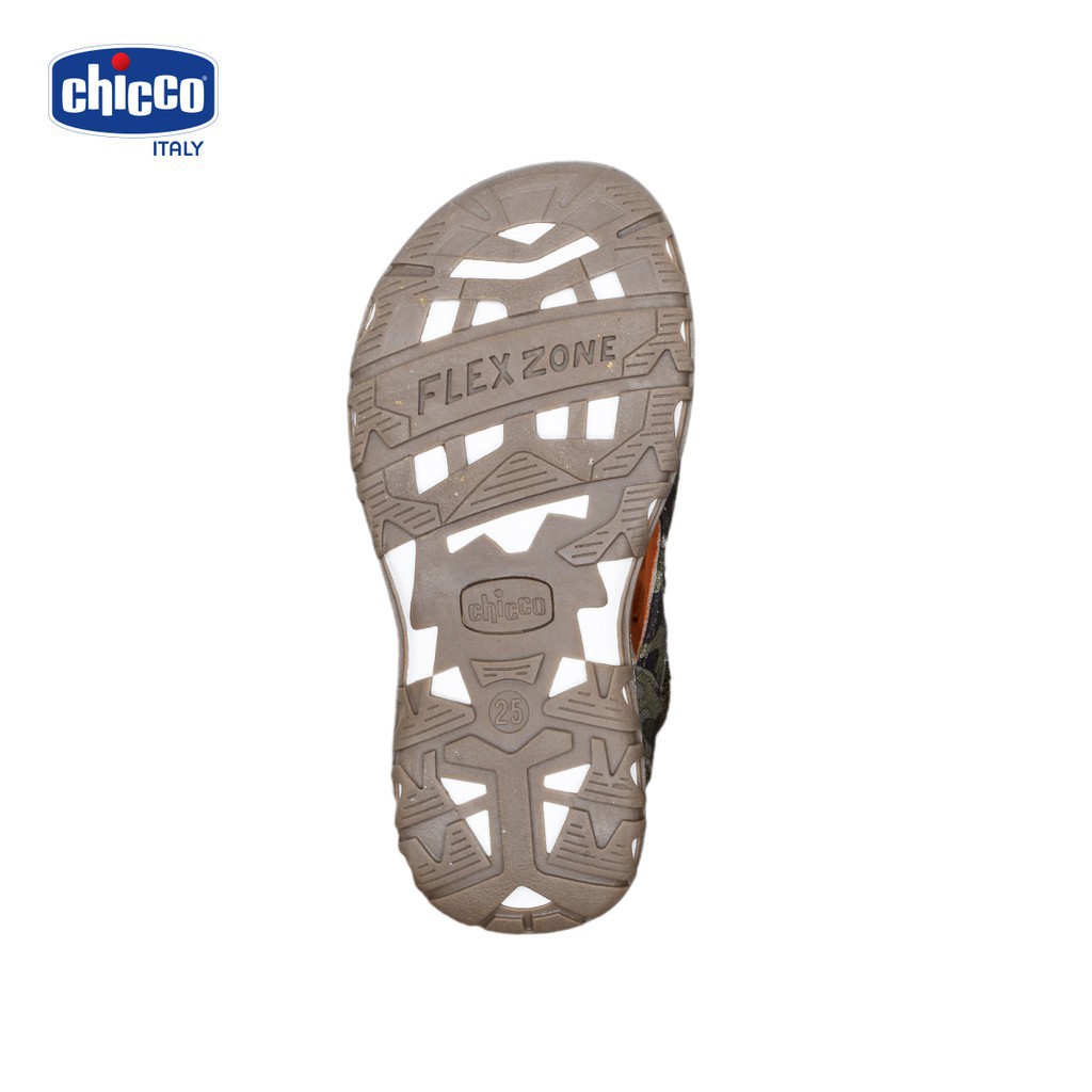 Sandal mát-xa chân bé Sao xinh Chicco - Xanh Army