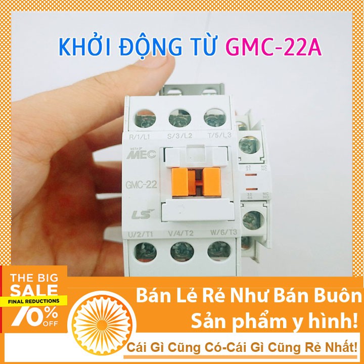 Khởi động từ GMC 22A 220V Contactor GMC-22 220V loại sịn