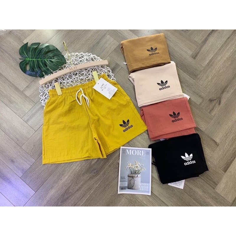 (HOT) Quần short đũi_quần sooc đùi đũi thêu hoa cạp chun siêu hot | BigBuy360 - bigbuy360.vn