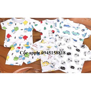 Set 5 bộ cộc apple cho bé từ 3-14kg