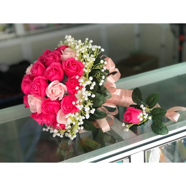 Hoa cưới bằng sáp 250k