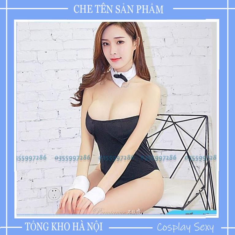 Bộ đồ ngủ nữ cosplay sexy Thỏ Bunny gợi cảm fullset gồm bộ body 1 mảnh kèm tai thỏ - Mã T1300 TKVN | BigBuy360 - bigbuy360.vn