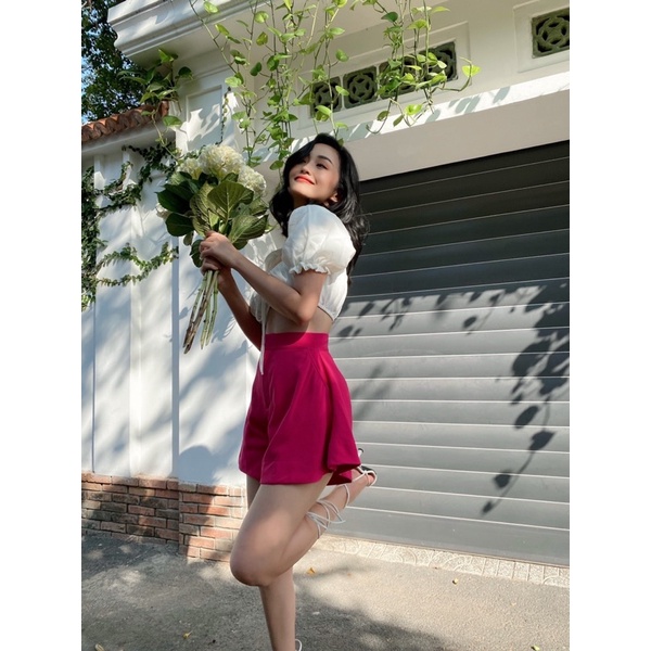 MARIA SHORT - Quần Short dáng xòe trơn - Thiết kế bởi IAMCOCO OFFICIAL