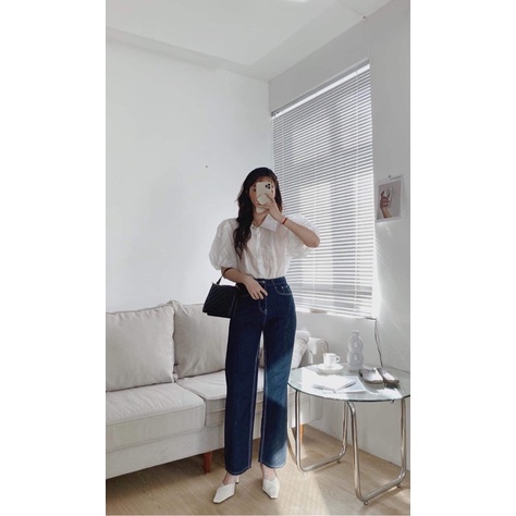 Áo sơ mi voan tơ bồng