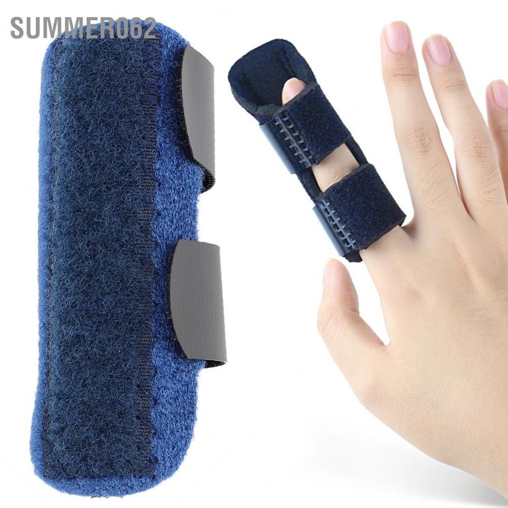 Summer062 1Pc Finger Fixed Strap with Protective Sleeve Injuries Broken Fingers Pain Relief Support Belt