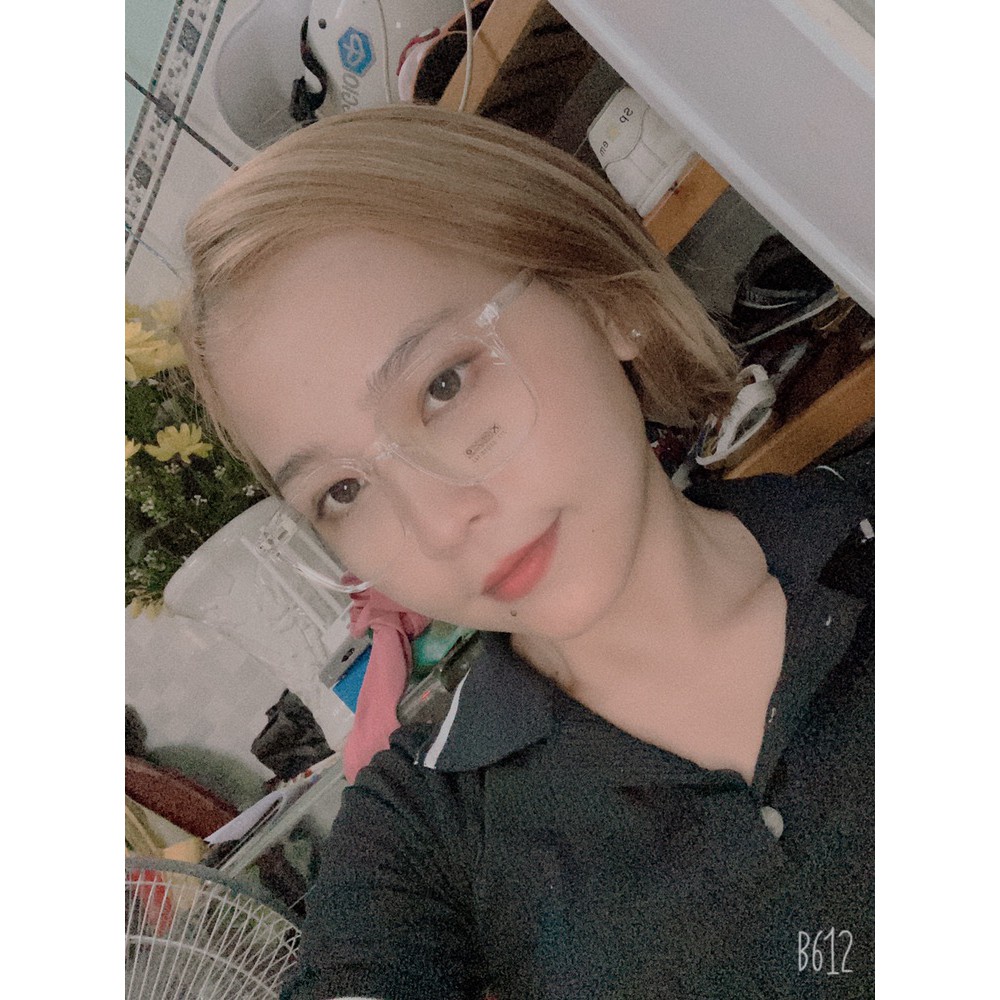 Kính mắt gọng thời trang ANNA dáng vuông cho nam nữ sang trọng 170HQ013