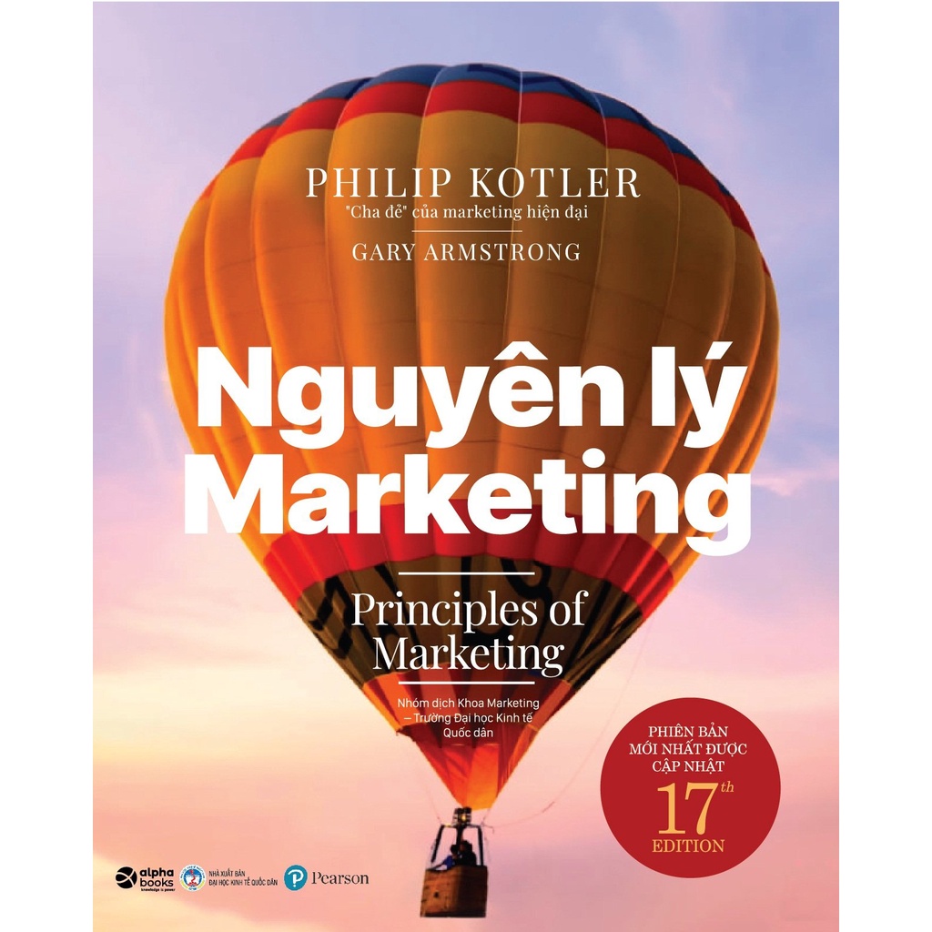 Sách - Nguyên Lý Marketing - Philip Kotler, Gary Armstrong - Tái bản mới nhất