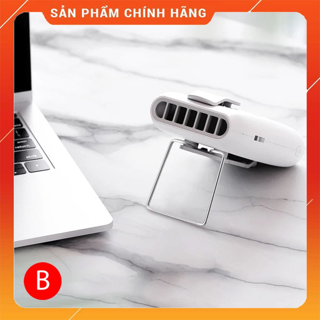 Quạt mini cầm tay,đeo cổ,để bàn usb có thể sạc lại 2000mAh 3 chế độ gió đa năng