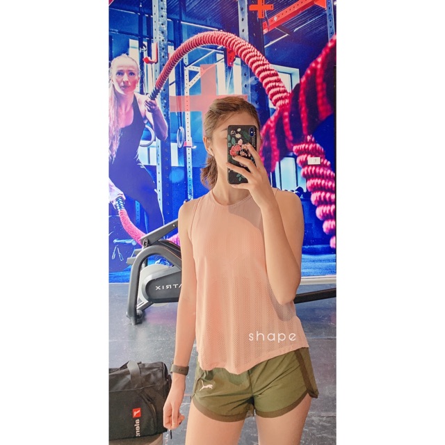 Áo tank top thể thao nữ A.d khoét lưng kiểu dáng nữ tính [ T089 ]
