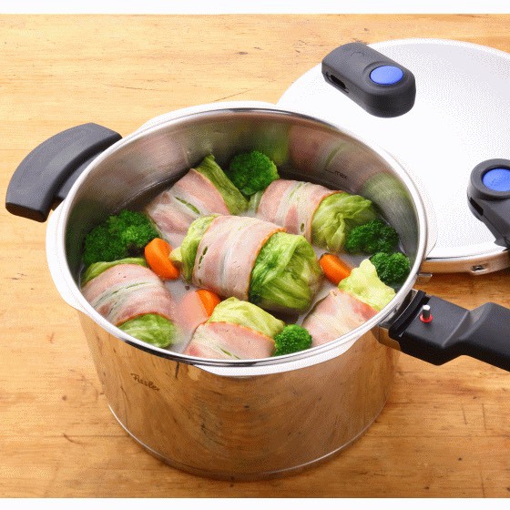 Nồi áp suất FISSLER VITAQUICK 4.5L Nồi áp suất van xả tự động. [Hàng Đức Chính Hãng]