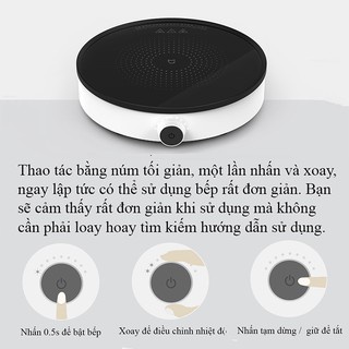Bếp Điện Từ Xiaomi DCL002CM Youth Version 2 - Bếp Xiaomi Youth Lite , Công Suất 2100W , Kính Chống Nổ - Bảo Hành 3 Năm