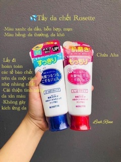 (sẵn , bill mới)Tẩy da chết Rosette nội địa nhật