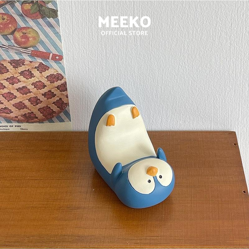 Giá đỡ điện thoại dễ thương Cute Blue, Decor bàn làm việc  MEEKO