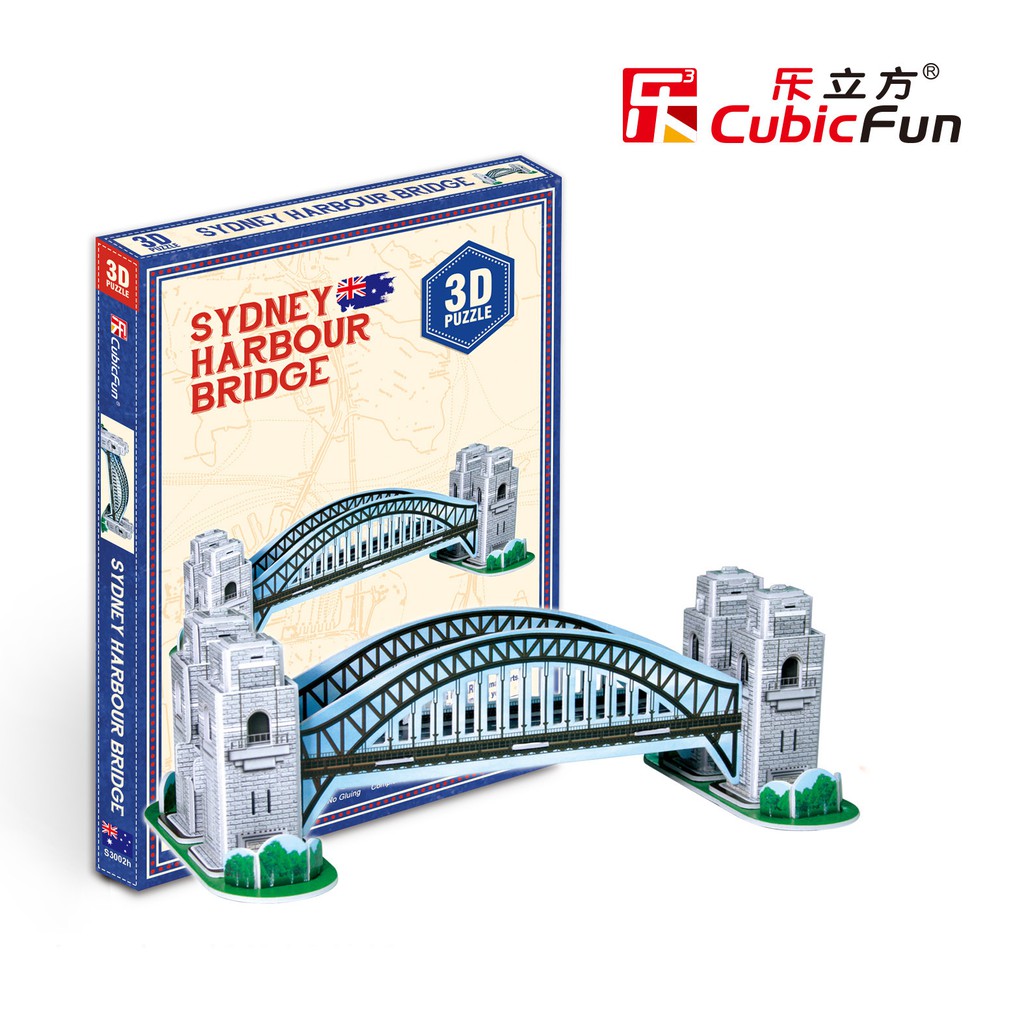 Mô hình lắp ghép 3D Cubic Fun - Cầu Sydney Harbour