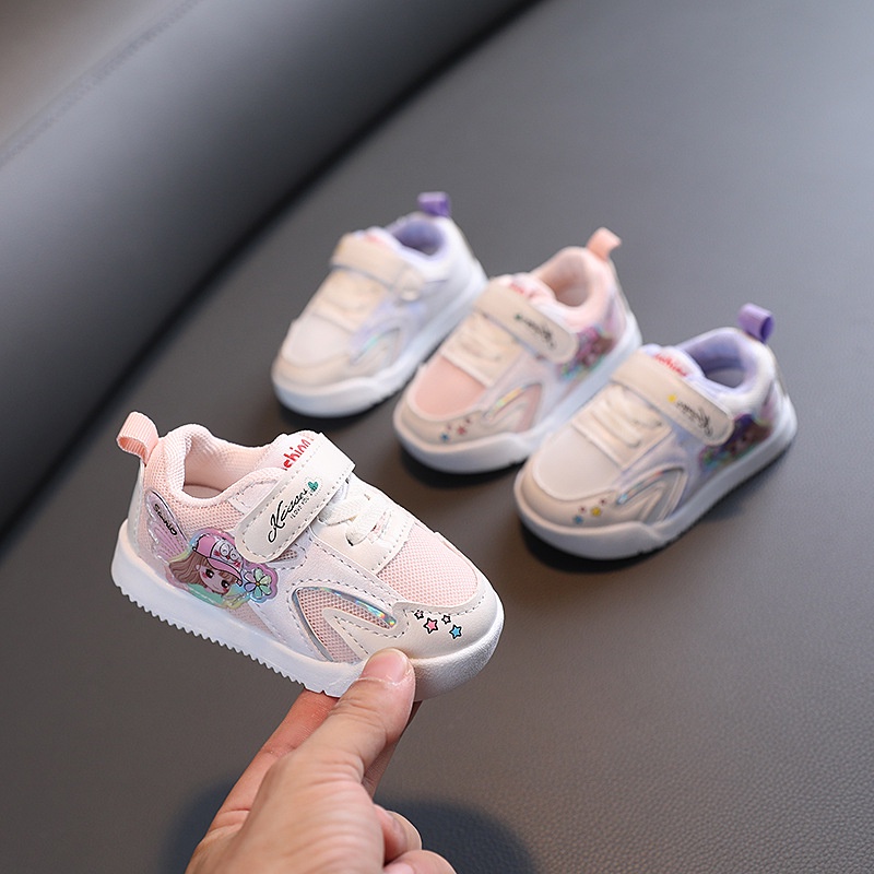 Giày thể thao cô gái siêu nhẹ và dễ thương cho bé gái size 16-20