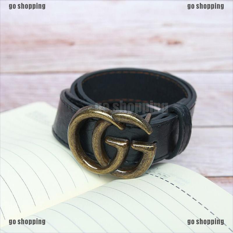 {go shopping}Children's Korean Style Fashion Leather Buckle Belt