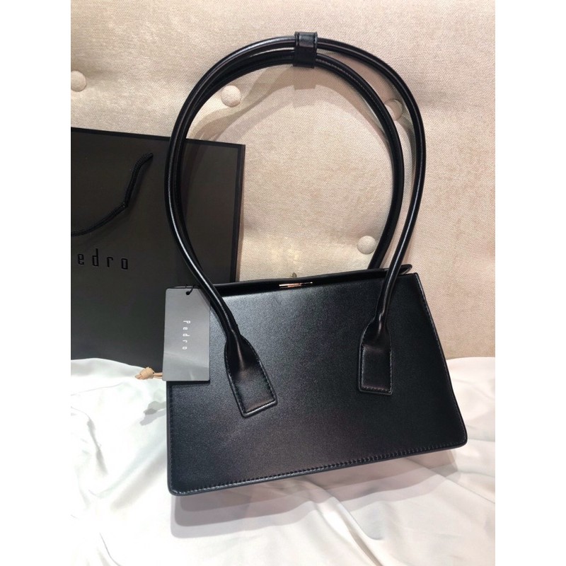 Túi tay cầm kẹp nách đeo vai  Pedro Casual Style Faux Fur Blended Fabrics Plain Party