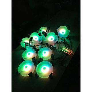 Fan Led+ Hub, bộ 5 fan tặng bộ điều khiển và Hub. bấm điều khiển đổi màu