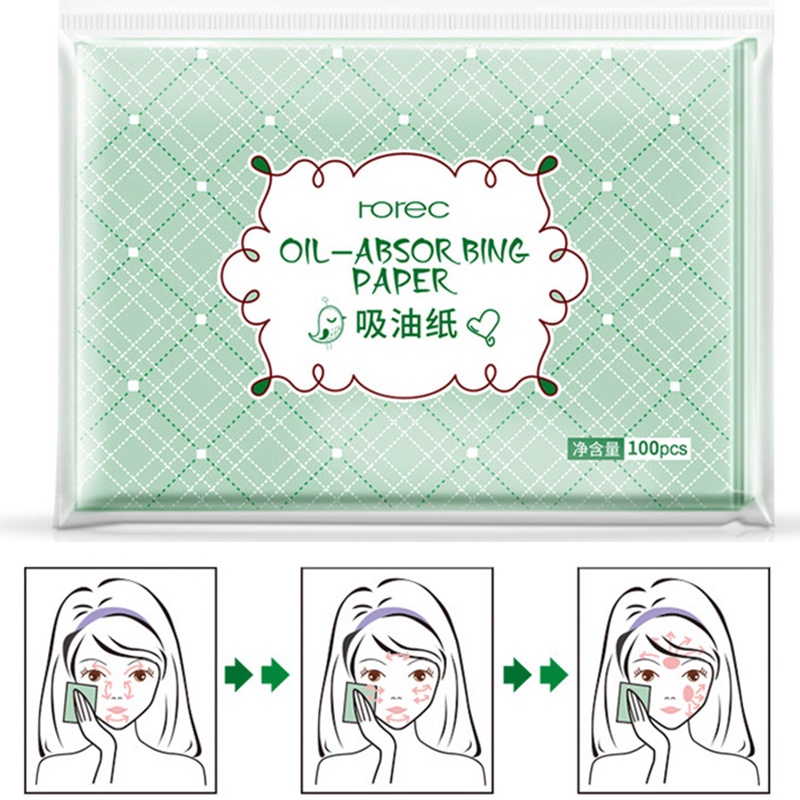 Set 100 Giấy Thấm Dầu Vệ Sinh Da Mặt Tiện Dụng | BigBuy360 - bigbuy360.vn