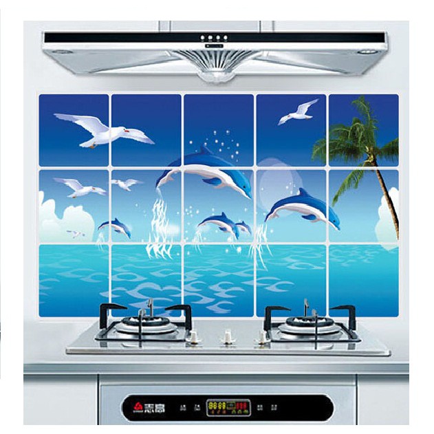 Bộ 02 miếng dán bếp cách nhiệt cỡ lớn CÁ HEO