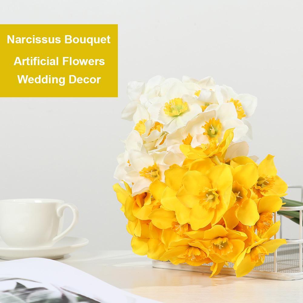 KUNHEV Set 6 Bông Hoa Mẫu Đơn Giả Trang Trí Phòng Khách / Tiệc Cưới