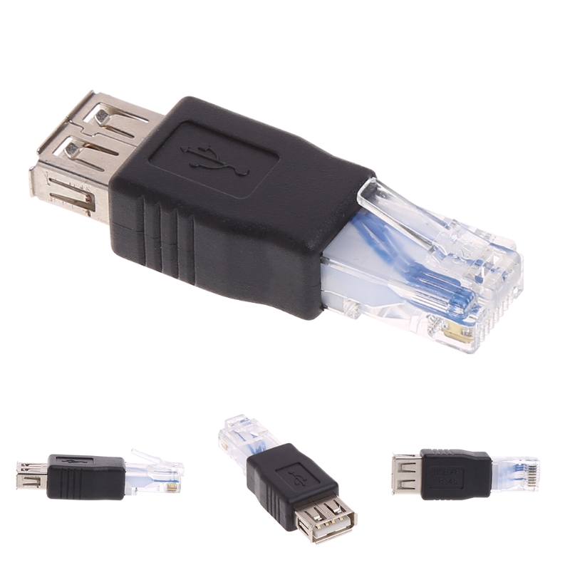 Đầu Chuyển Đổi Usb Type A Female Sang Rj45 Male Ethernet Lan | BigBuy360 - bigbuy360.vn