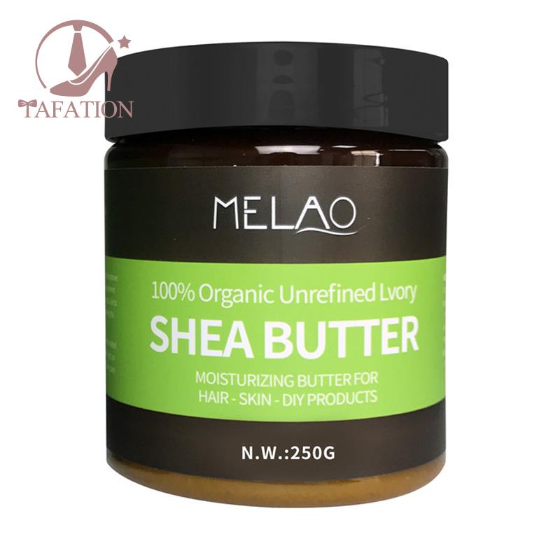 Kem dầu bơ hạt mỡ tự nhiên MELAO 100% hữu cơ dưỡng ẩm cho tóc khô chống nắng phục hồi chăm sóc da 250g